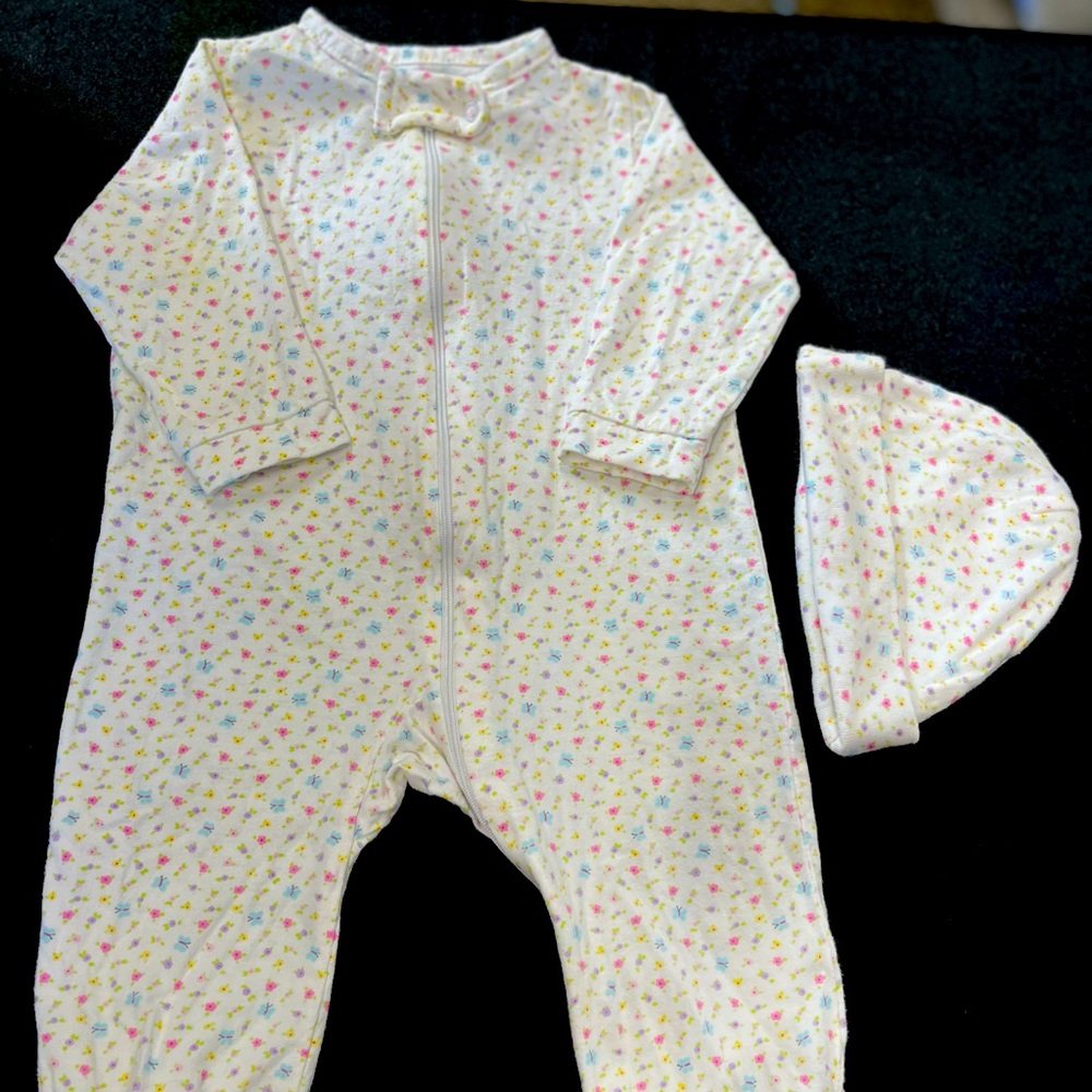Gerber Baby Sleeper and Hat set